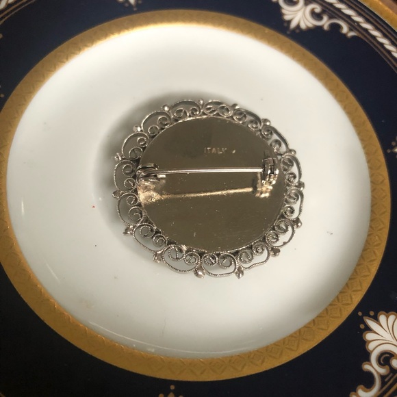 Vintage Micro Mosaic Brooch - Picture 3 of 4